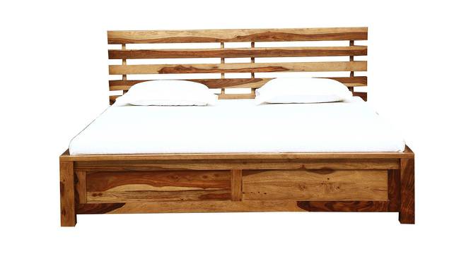 Manitoulin Storage Bed (King Bed Size, Semi Gloss Finish) by Urban Ladder - Front View Design 1 - 360794