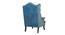 Arnova Wing Chair (Blue, Vintage Classic Finish) by Urban Ladder - Rear View Design 1 - 361016