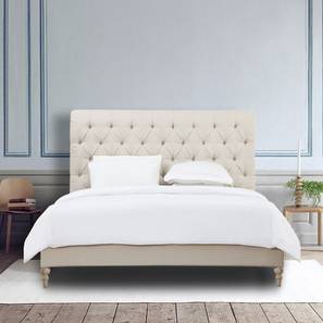 Bedroom Furniture In Amritsar Design Cesar Upholstered Non Storage Bed (Queen Bed Size, Beige)