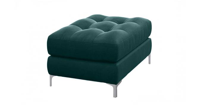 Dazzling Classic Ottoman (Green) by Urban Ladder - Front View Design 1 - 361142