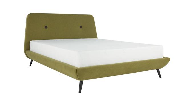 Giulia Low Platform Non Storage Bed (Queen Bed Size, Light Green) by Urban Ladder - Cross View Design 1 - 361292