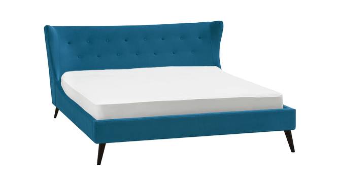 Prodigious Non Storage Bed (Blue, King Bed Size) by Urban Ladder - Front View Design 1 - 361516