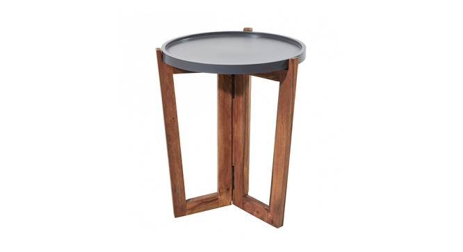 Chandelier Side Table (Semi Gloss Finish, Honey Oak) by Urban Ladder - Cross View Design 1 - 361745