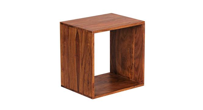 Charnell Side Table (Semi Gloss Finish, Honey Oak) by Urban Ladder - Cross View Design 1 - 361753