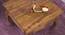 Chaucer Side Table (Semi Gloss Finish, Rustic Teak) by Urban Ladder - Front View Design 1 - 361762