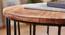 Clef Side Table (Semi Gloss Finish, Honey Oak) by Urban Ladder - Rear View Design 1 - 361782