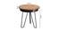 Clovis Side Table (Semi Gloss Finish, Honey Oak) by Urban Ladder - Design 1 Dimension - 361787