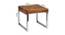 Coeur Side Table (Semi Gloss Finish, Honey Oak) by Urban Ladder - Design 1 Dimension - 361793