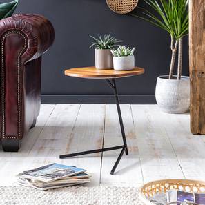 Side Tables End Tables Design Finebuy Solid Wood Side Table in Semi Gloss Finish