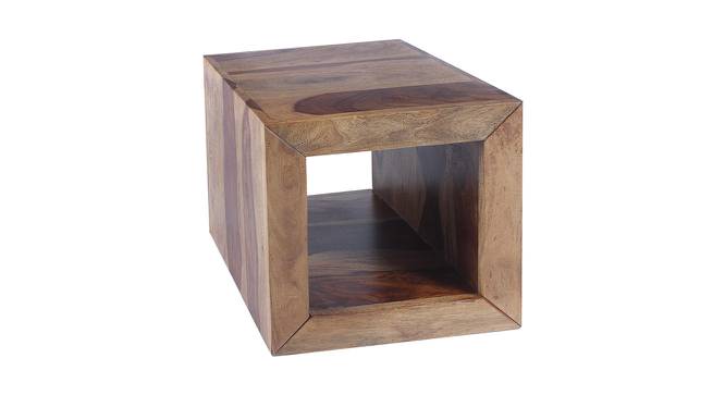 Evrard Side Table (Semi Gloss Finish, PROVINCIAL TEAK) by Urban Ladder - Cross View Design 1 - 361820