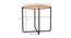 Fabron Side Table (Natural, Semi Gloss Finish) by Urban Ladder - Design 1 Dimension - 361842