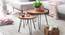 Fleming Side Table (Semi Gloss Finish, Honey Oak) by Urban Ladder - Cross View Design 1 - 361850