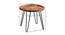 Fleming Side Table (Semi Gloss Finish, Honey Oak) by Urban Ladder - Design 1 Dimension - 361854