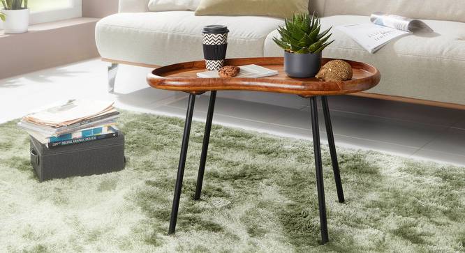 Florent Side Table (Semi Gloss Finish, Honey Oak) by Urban Ladder - Cross View Design 1 - 361856