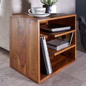 Side Tables End Tables In Vadodara Design Finebuy Solid Wood Side Table in Semi Gloss Finish