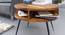 Gwenael Side Table (Semi Gloss Finish, Honey Oak) by Urban Ladder - Front View Design 1 - 361886
