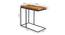 Harlequin Side Table (Semi Gloss Finish, Honey Oak) by Urban Ladder - Design 1 Dimension - 361891