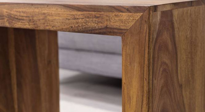Harvey Side Table (Semi Gloss Finish, Honey Oak) by Urban Ladder - Front View Design 1 - 361894