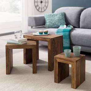 Elliot Solid Wood Side Table in Semi Gloss Honey Oak Finish-image-21