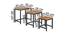 Henri Side Table (Semi Gloss Finish, Honey Oak) by Urban Ladder - Design 1 Dimension - 361905