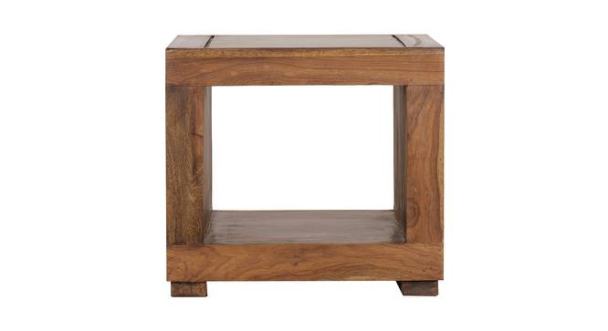 Herve Side Table (Semi Gloss Finish, Honey Oak) by Urban Ladder - Front View Design 1 - 361913