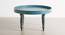 Hilaire Side Table (Blue, Semi Gloss Finish) by Urban Ladder - Front View Design 1 - 361919