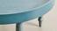 Hilaire Side Table (Blue, Semi Gloss Finish) by Urban Ladder - Design 1 Side View - 361921