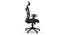 Bonai High Back Office Chair (Black) by Urban Ladder - Rear View Design 1 - 361966