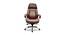 Boss Office Chair (Brown) by Urban Ladder - Front View Design 1 - 361976