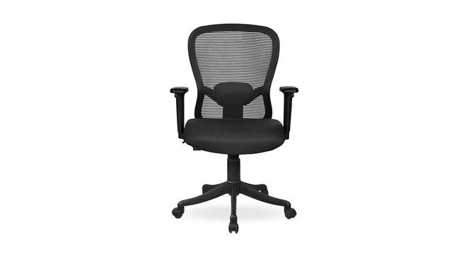 Butterfly Medium Back Office Chair (Black) by Urban Ladder - Front View Design 1 - 361994