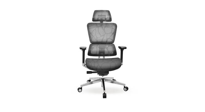 Inox Office Chair (Black) by Urban Ladder - Cross View Design 1 - 362007