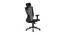 Majesty High Back Office Chair (Black) by Urban Ladder - Rear View Design 1 - 362023