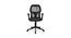 Marvel Medium Back Office Chair (Black) by Urban Ladder - Front View Design 1 - 362043