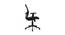 Matrix Medium Back Office Chair (Black) by Urban Ladder - Rear View Design 1 - 362056
