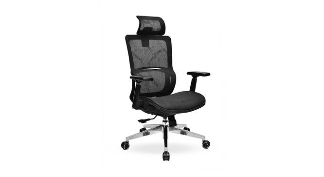 Sanford Office Chair (Black) by Urban Ladder - Cross View Design 1 - 362061