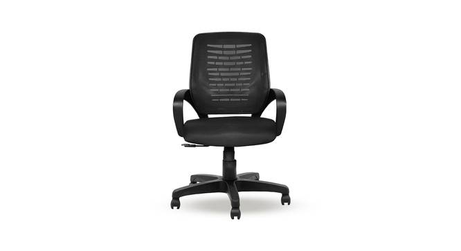 Whitny Office Chair (Black) by Urban Ladder - Front View Design 1 - 362076