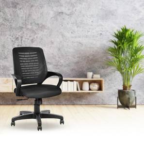 Stunning Deals Design Whitny Plastic Study Chair in Black Colour