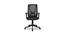 Xtream Office Chair (Black) by Urban Ladder - Front View Design 1 - 362083