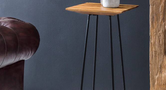 Ciel Side Table (Semi Gloss Finish, Honey Oak) by Urban Ladder - Full View - 