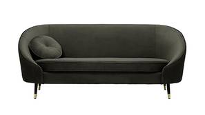 Kylan Fabric Sofa (Graphite Grey Velvet)
