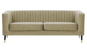 Marvale Modren Fabric Sofa (Beige Velvet)