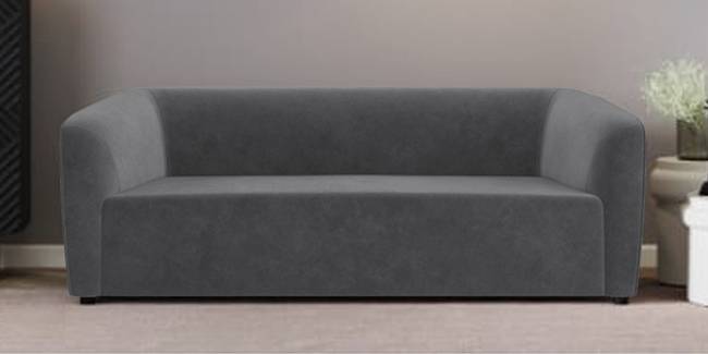 Berlin Fabric Sofa (Grey) (Grey, 1-seater Custom Set - Sofas, None Standard Set - Sofas, Fabric Sofa Material, Regular Sofa Size, Regular Sofa Type)