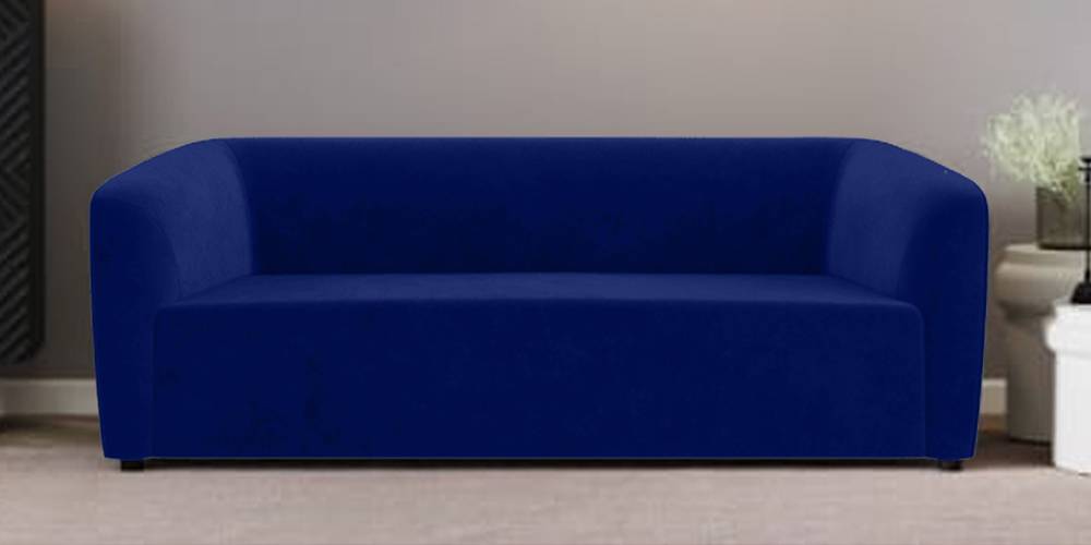 Berlin Fabric Sofa (Blue) by Urban Ladder - - 