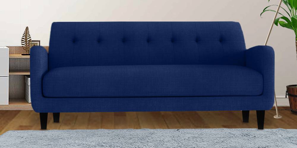 Boston Fabric Sofa (Royal Blue) by Urban Ladder - - 