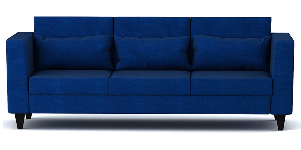Snooky Fabric Sofa (Royal Blue) (1-seater Custom Set - Sofas, None Standard Set - Sofas, Royal Blue, Fabric Sofa Material, Regular Sofa Size, Regular Sofa Type) by Urban Ladder - - 362933