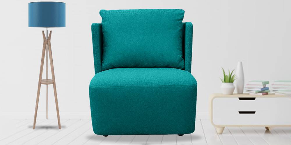 Charlotte Fabric Sofa (Green) by Urban Ladder - - 