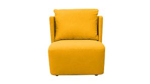 Charlotte Fabric Sofa (Yellow)
