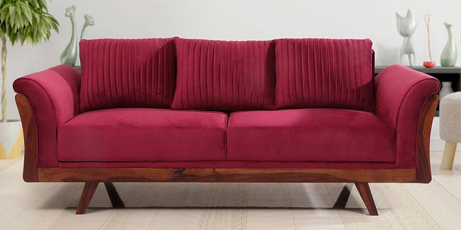 Anderson Fabric Sofa (Maroon) (2-seater Custom Set - Sofas, None Standard Set - Sofas, Maroon, Fabric Sofa Material, Regular Sofa Size, Regular Sofa Type)