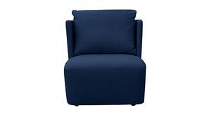 Charlotte Fabric Sofa (Royal Blue)