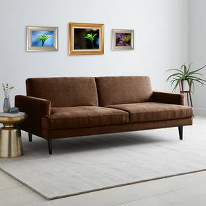 Sofa Cum Bed In Mumbai Design Zoya 3 Seater Click Clack Sofa cum Bed In Brown Colour